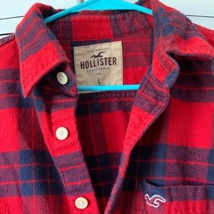 Hollister flannel size L